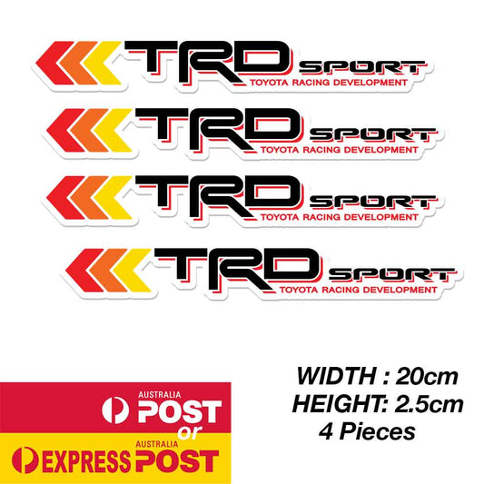 TOYOTA TRD Racing Development Stripe Racing Banner Sticker