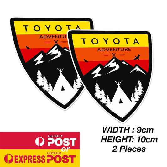 TOYOTA TRD  Adventure Mountain Logo Off Road Sticker