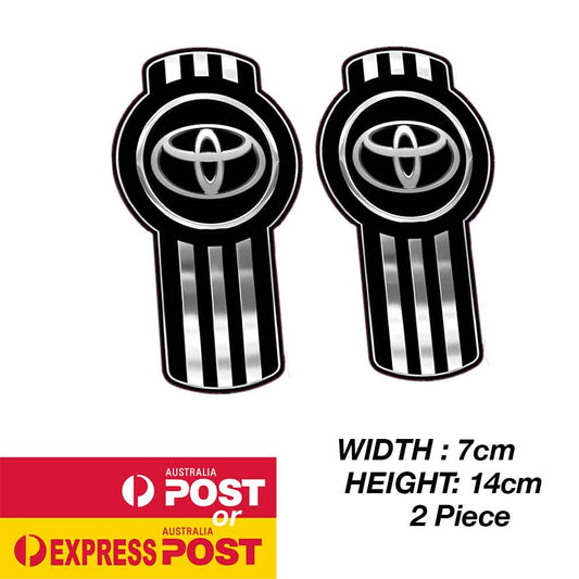 TOYOTA Logo Chrome Style Stickers