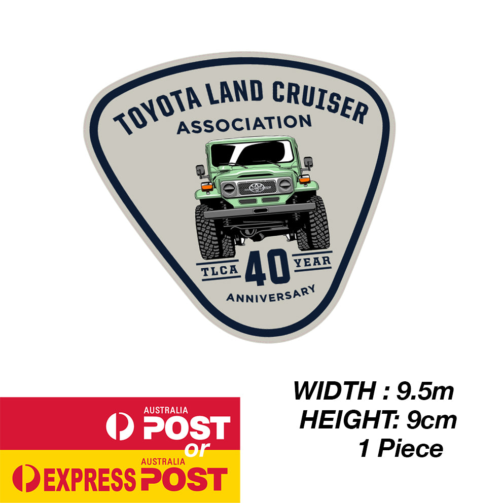 TOYOTA Land Cruiser 70 Series FJ140 Anniversary Green Sticker (Copy)