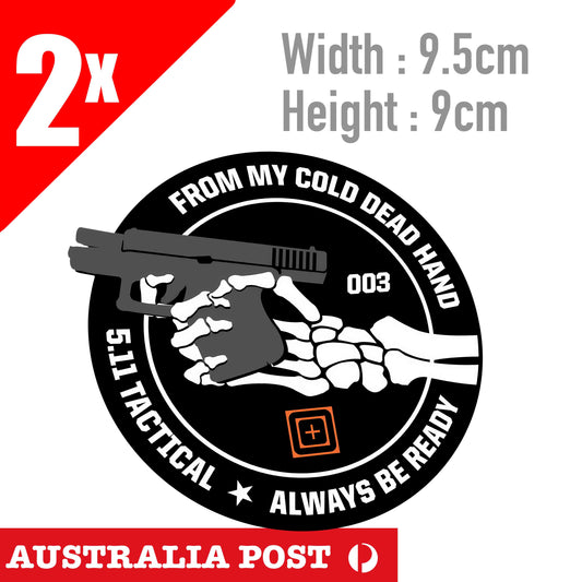 5.11 Tactical Military From Dead Man Hand Logo Sticker