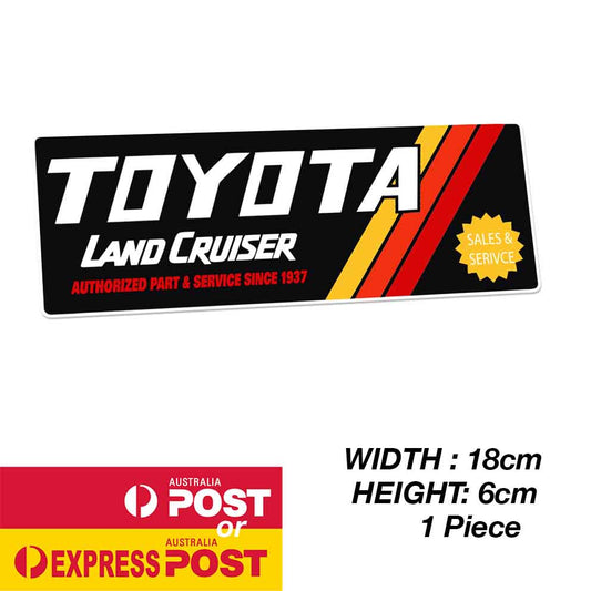 TOYOTA Land Cruiser Sales & service Sticker
