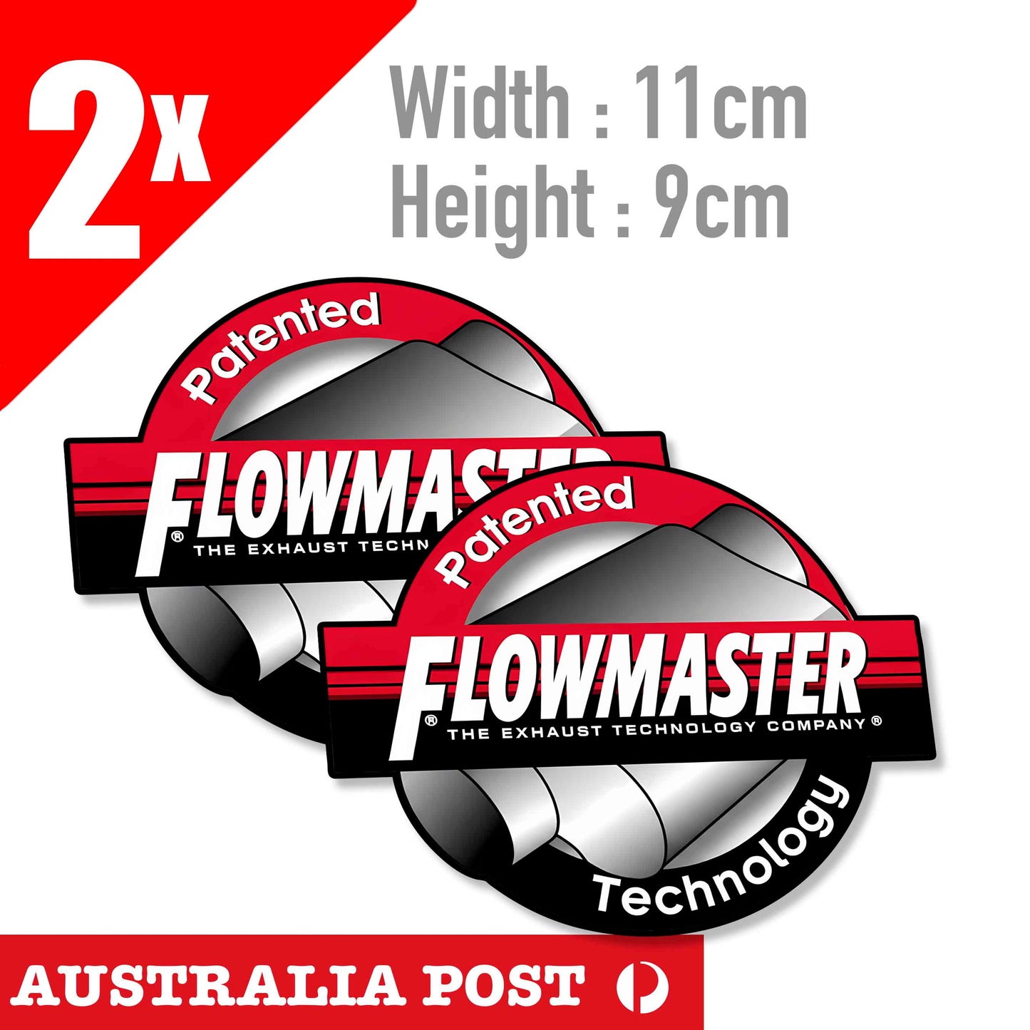 FLOWMASTER Mufflers - Vintage Racing Stickers