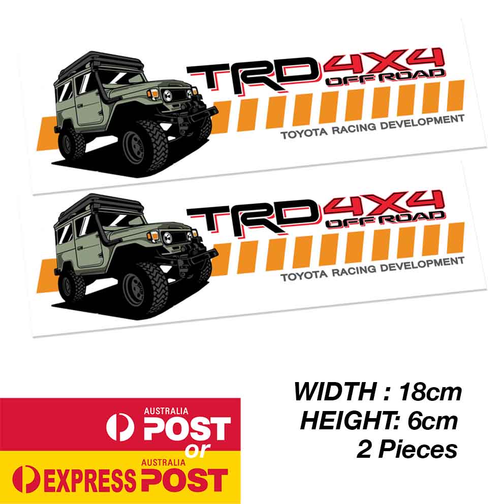 TOYOTA TRD Sport FJ Cruiser Off Road Banner Sticker