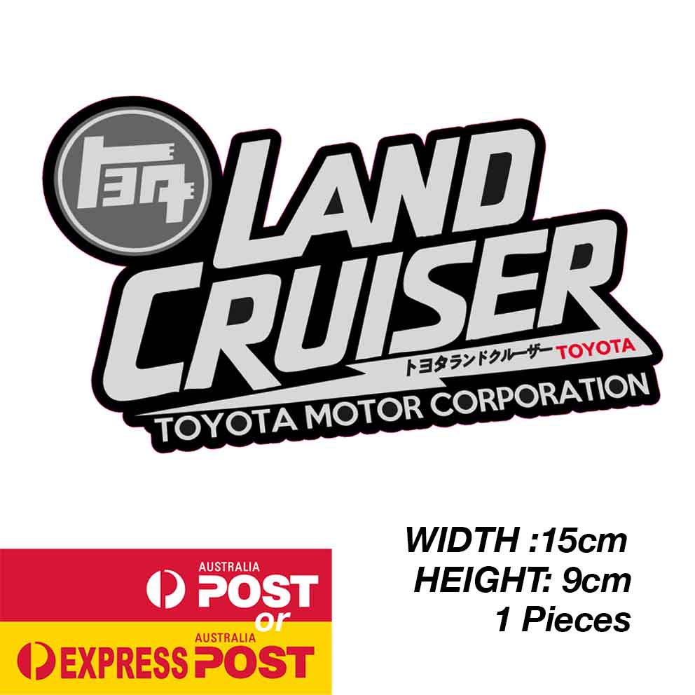 TOYOTA Land Cruiser JDM Logo TRD Logo Sticker