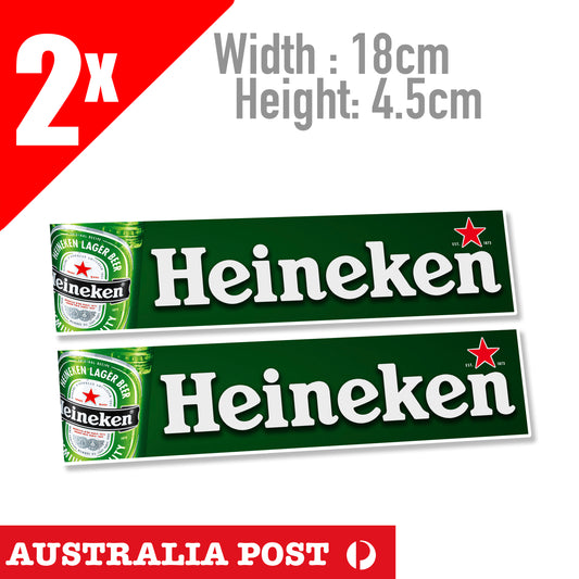Heineken Beere Banner x Heisenberg Logo x2 Stickers