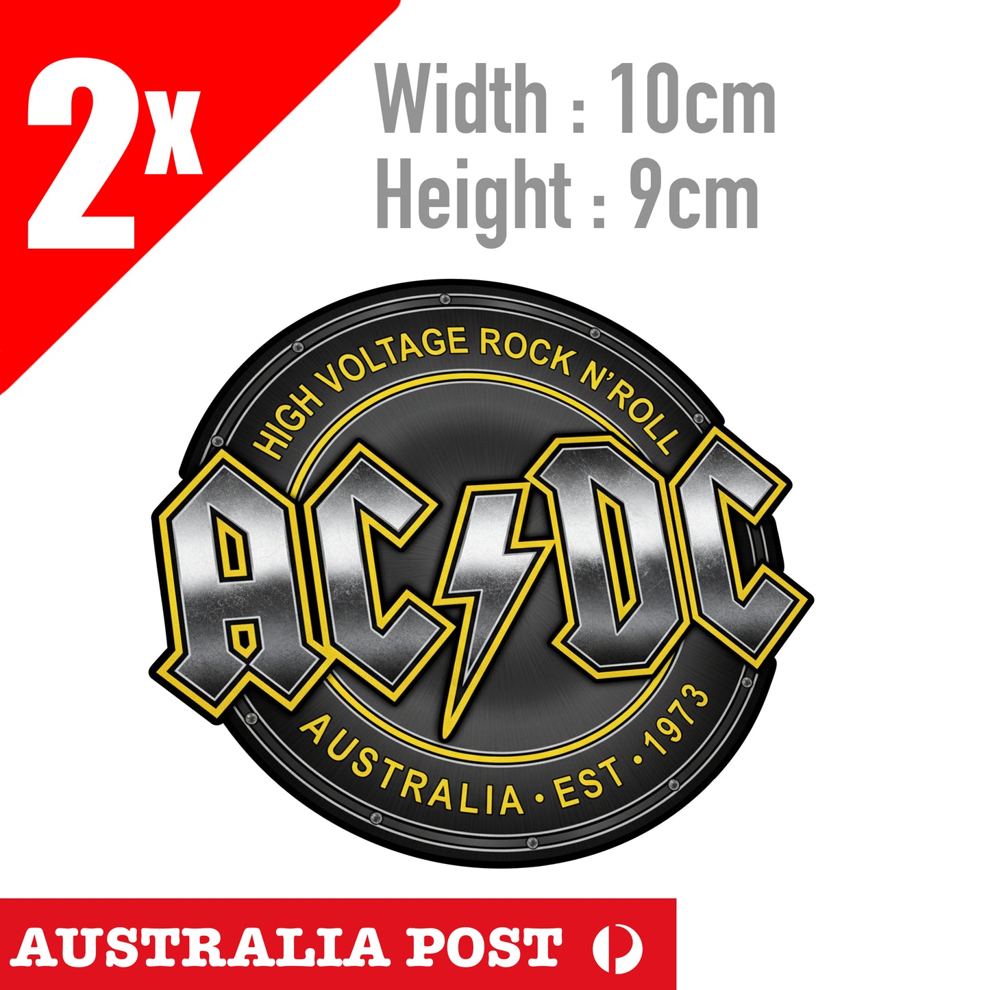 ACDC Band Logo Stickers