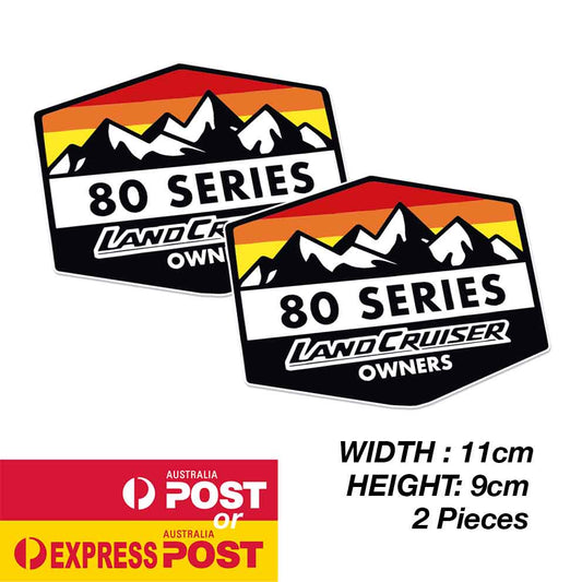 TOYOTA Land Cruiser OWNERS TRD Off Road Logo Sticker