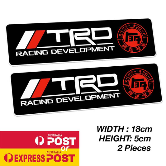 TOYOTA TRD JDM Logo RACING TEAM Banner Sticker