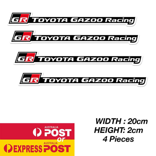 TOYOTA Gazoo Racing GR Racing Banner Sticker