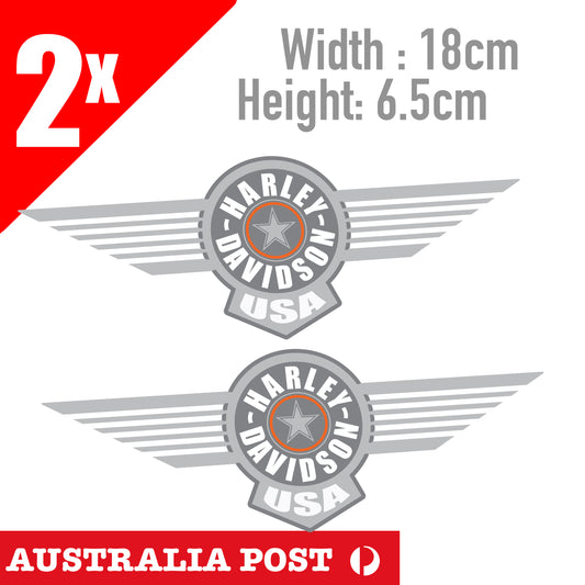 Harley Davidson USA Laptop , Car Decal Sticker