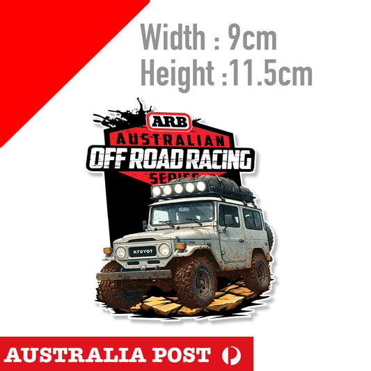 ARB Australian Off Road Monster Racing Ute 4X4 Toyota Land Cruiser FJ40 Sticker