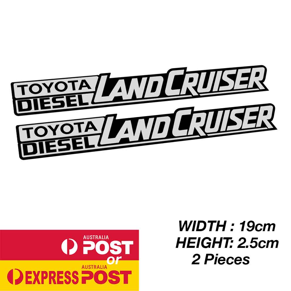 TOYOTA Land Cruiser Turbo Diesel Banner Sticker