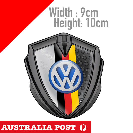 Volkswagen Logo German Flag Sticker