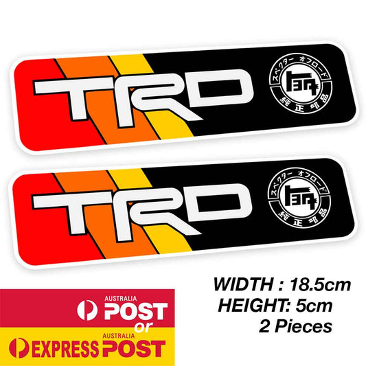 TOYOTA TRD Heritage Banner JDM Logo Sticker