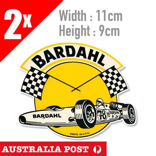 BARDAHL Racing Car - Vintage 1960's Racing Sticker