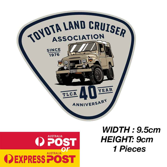 TOYOTA Land Cruiser Association 40th Anniversary Off Road  FJ140 Sticker