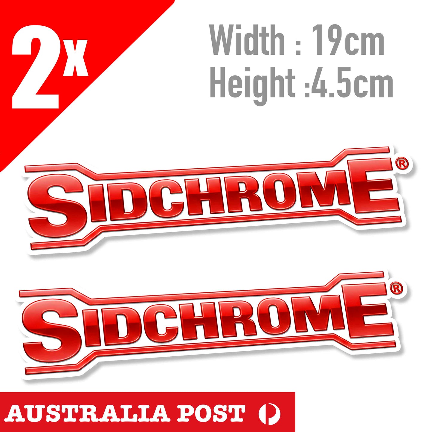 Share Sidchrome Tools Logo, Tools Logo, Toolbox , Garage Decal Stickers