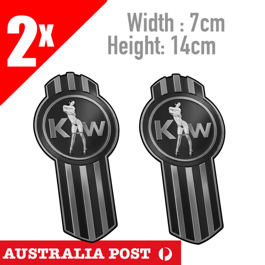 Kenworth Truck Logo Black, Kenworth Truck Truck Sexy Brunet Stickers