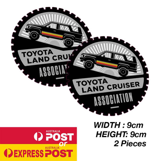 TOYOTA Land Cruise 4x4  Association Logo 4WD Vintage 80 Series TRD Sticker