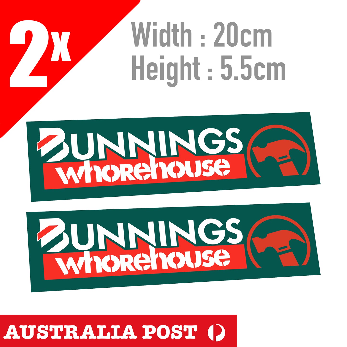 Bunnings Whore House Bunnings Warehouse Funny Car, Laptop Sticker