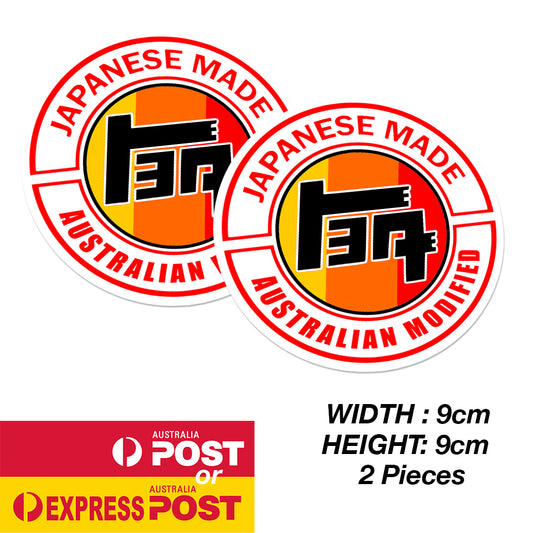 TOYOTA JDM Japanese JDM TRD Round Logo 4WD 4x4 Sticker