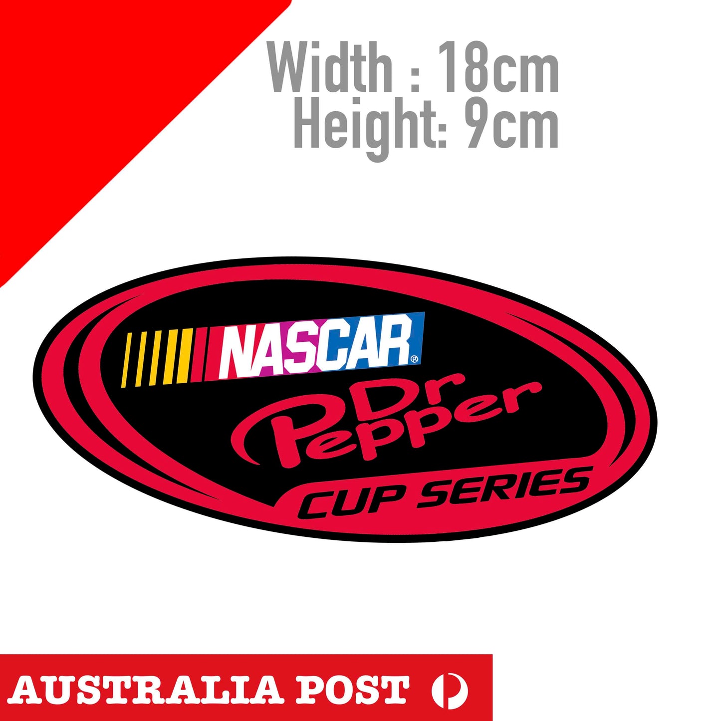 NASCAR Dr Pepper Logo Racing Sticker