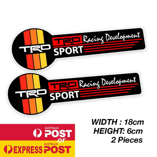 Toyota TRD Racing Development Retro Banner Sticker