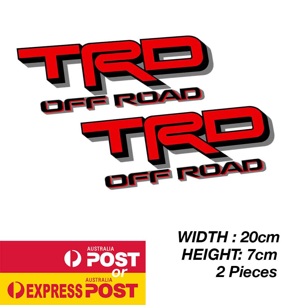 TOYOTA TRD  Logo Sticker