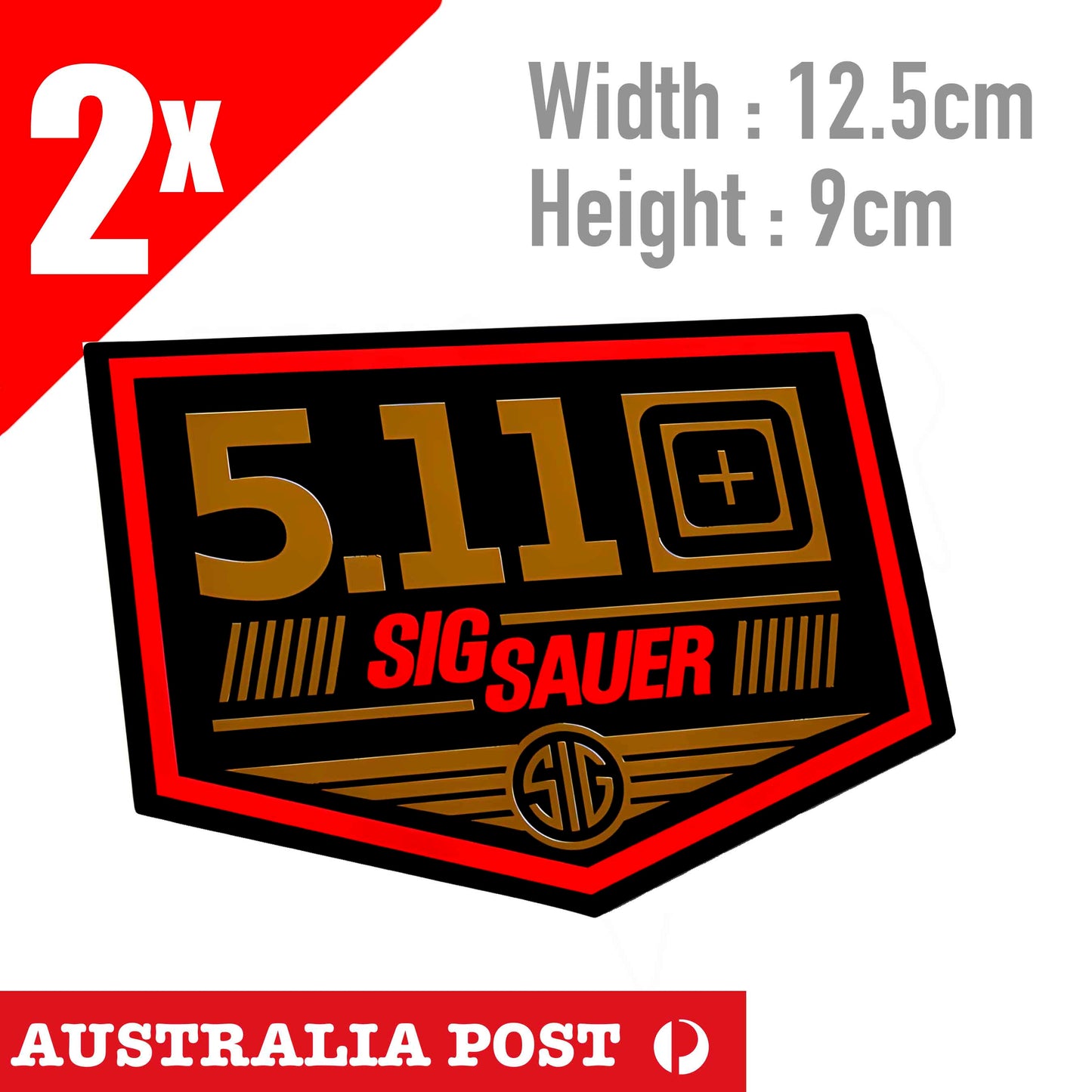 5.11 Tactical x Sig Sauer Emblem Sticker