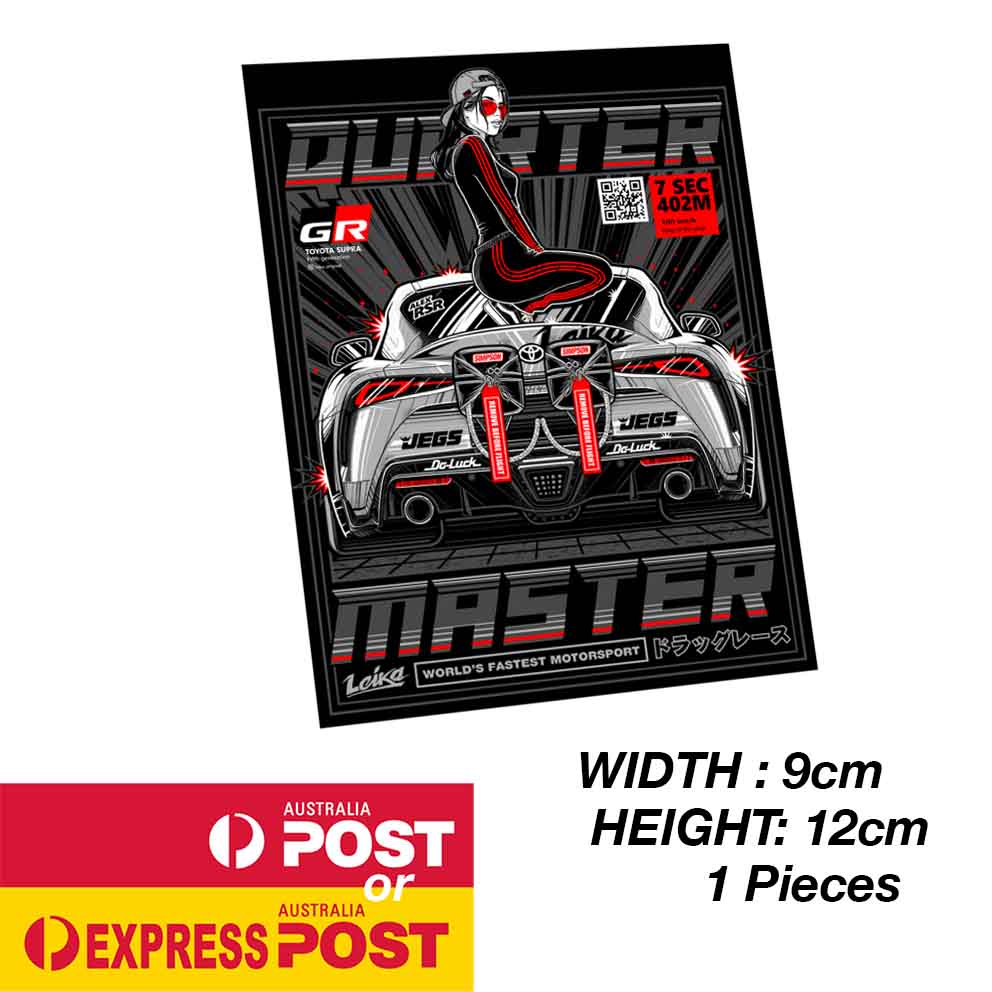 TOYOTA SUPRA GR Tuned JDM Sticker