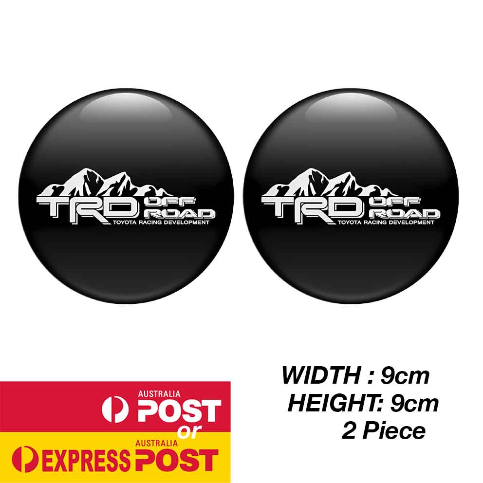 TOYOTA TRD Round Badge Stickers