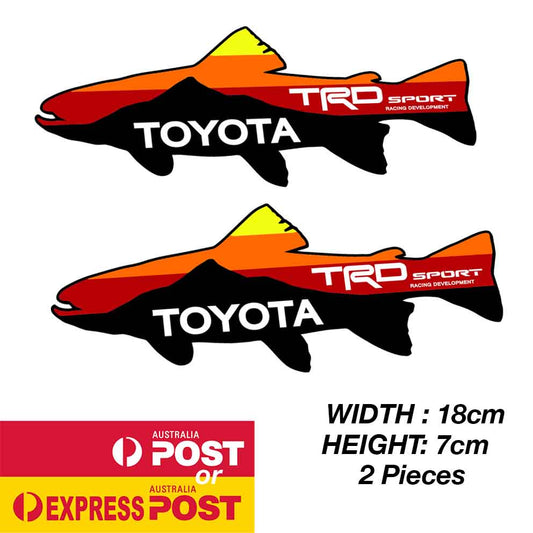 TOYOTA TRD Sport Fish Off Road Sticker