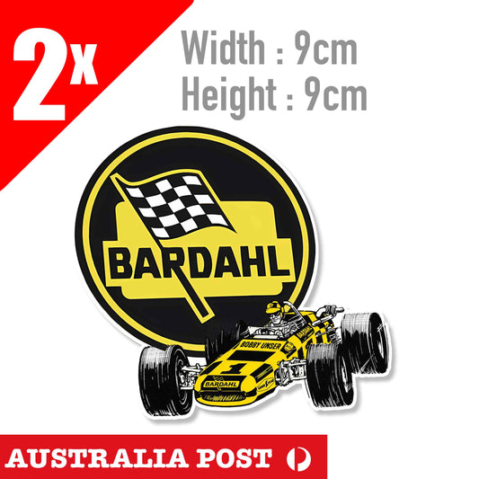 BARDAHL Racing Stickers Vintage Old Racing 1960 Sticker