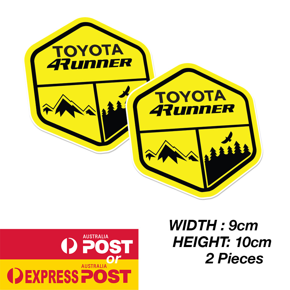 TOYOTA 4Runner Mountain Off Road Badge Sticker