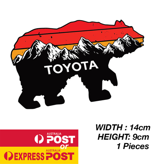 TOYOTA TRD Mountain Bear Off Road Sticker