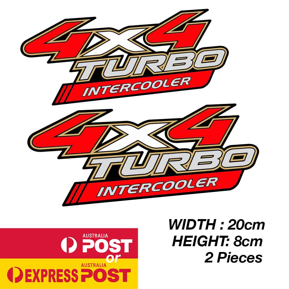 TOYOTA 4x4 TURBO Intercooler Sticker