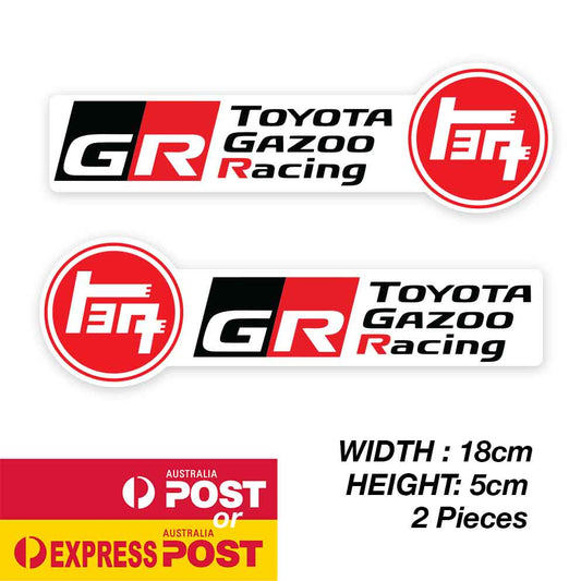 TOYOTA GAZOO Racing Banner Sticker
