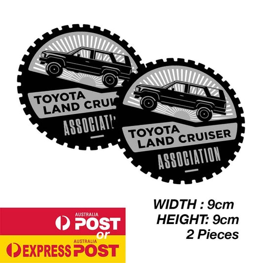 TOYOTA Land Cruise 4x4  Association Logo 4WD Vintage 80 Series Sticker