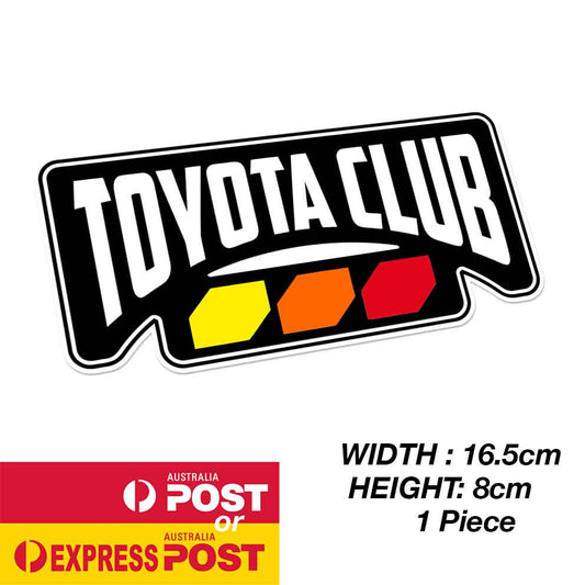 TOYOTA TRD TOYOTA CLUB Retro Heritage Sticker