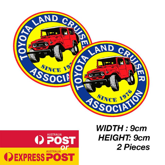 TOYOTA Land Cruise 4x4  Association Logo 4WD Vintage 70 Series Sticker (Copy)