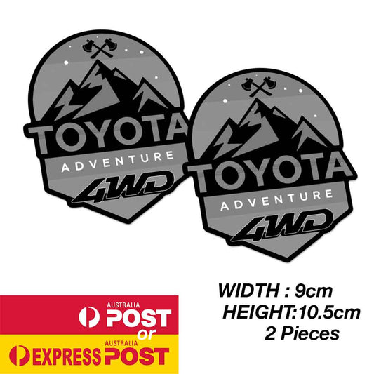 TOYOTA Adventure 4WD Off Road Logo Sticker