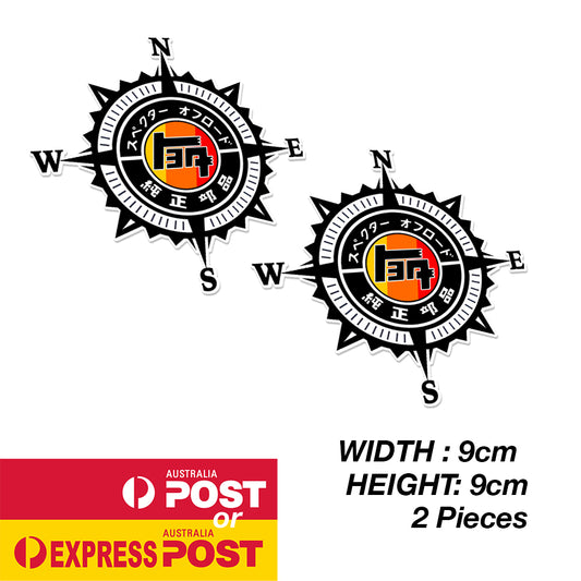 TOYOTA TRD JDM Japan COMPASS Off Road Logo Sticker