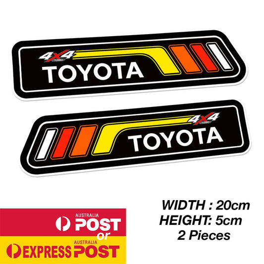 TOYOTA TRD Vintage Stripe Banner Sticker