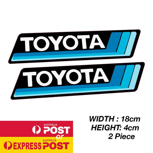 TOYOTA TRD Light Blue Stripe JDM Sticker