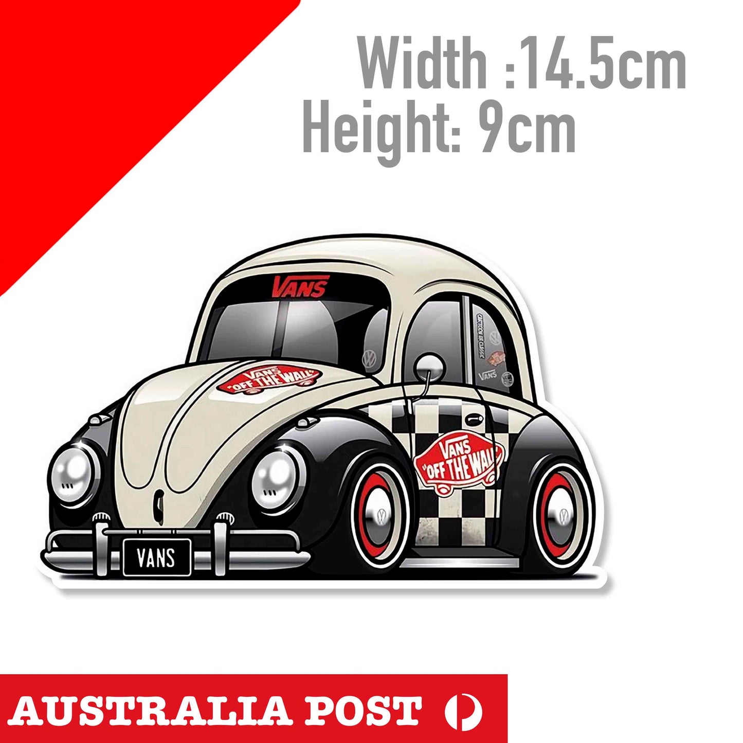 Volkswagen Beetle Off The Wan  Sticker