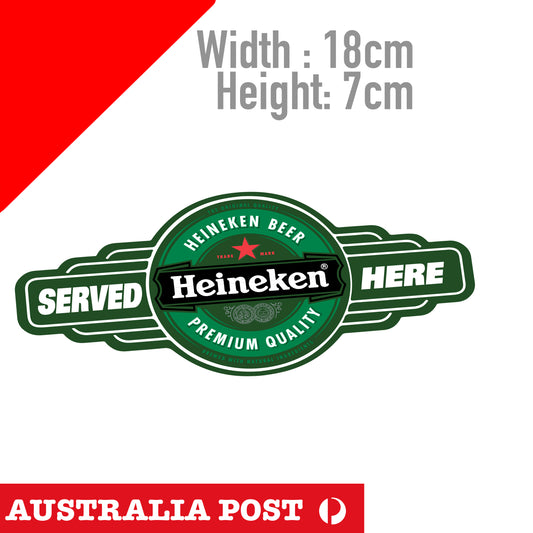 Heineken Premium Quality SERVED HERE Sign Heisenberg Logo Sticker