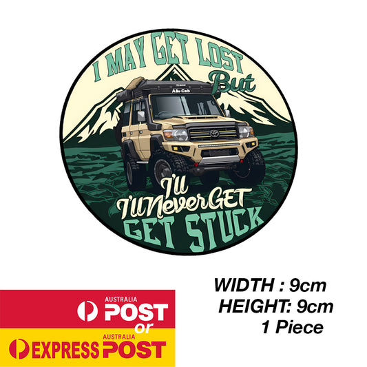 TOYOTA OFF ROAD 70 Series Explore More Round Sticker