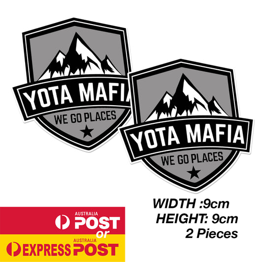 TOYOTA YOTA MAFIA Off Road Badge Sticker
