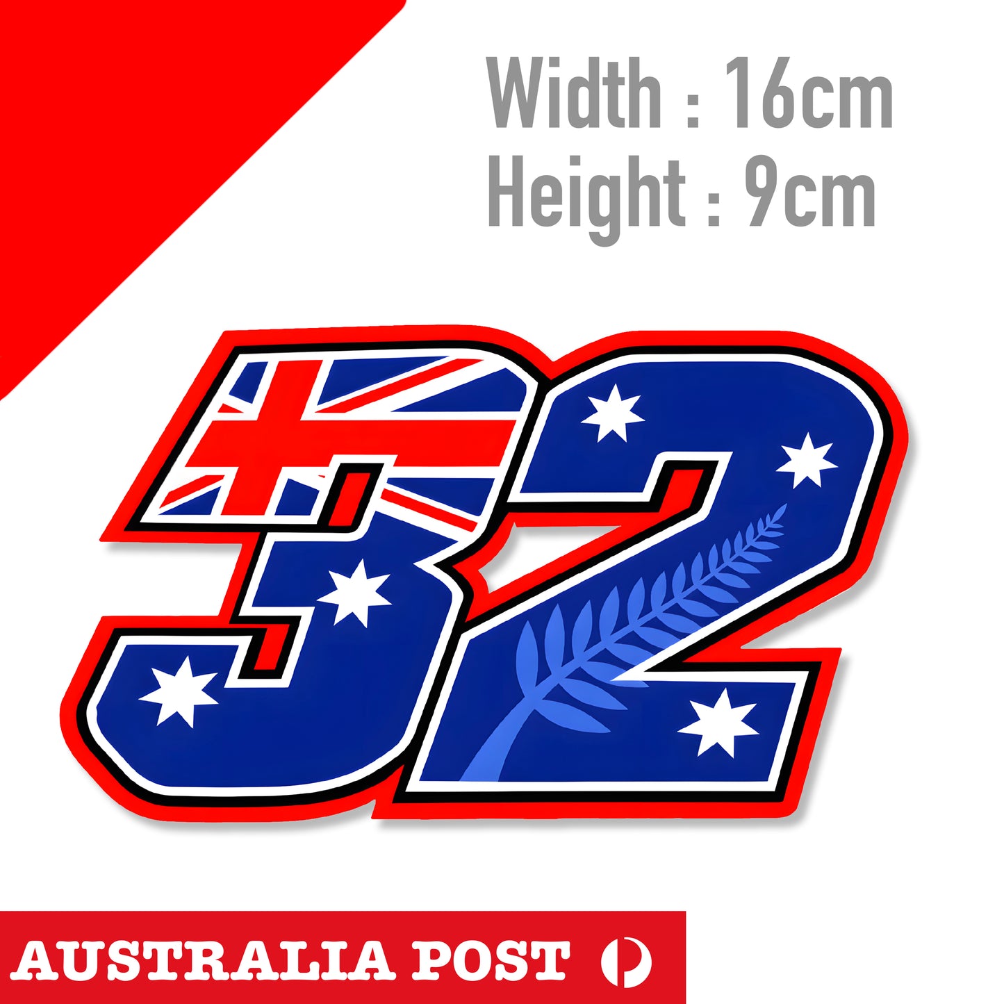 Jack Miller Number 43 Style Custom number, Australian Flag, MotoGo  Sticker